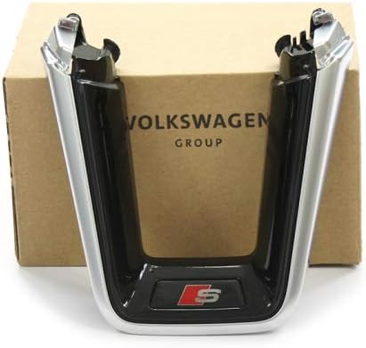 Audi 4K0419689DINZ Blende S-Emblem Lenkrad Sportlenkrad Clip Tuning Abdeckung, nicht für abgeflachte