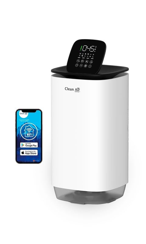 Clean Air Optima - 2in1: Luftbefeuchter und Luftreiniger CA-806 Smart Top Filling - Räume bis 60m² /