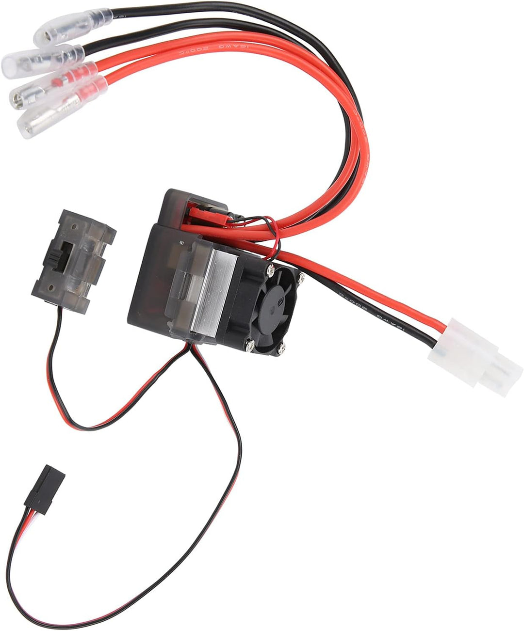 Dilwe RC Truck ESC, 7,2-16V 320A Zweiwege-Regler Gebürstet 35 X 47 X 42mm Hochspannungs-RC-Auto-Upgr