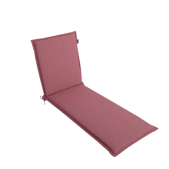 LILENO HOME Sonnenliege Auflage als [1er Set - Rollliege] in Rot - Gartenliegen Auflage perfekt für