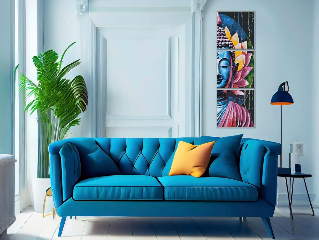 Schipper 609470916 Malen nach Zahlen, Buddha - Bilder malen für Erwachsene, inklusive Pinsel und Acr