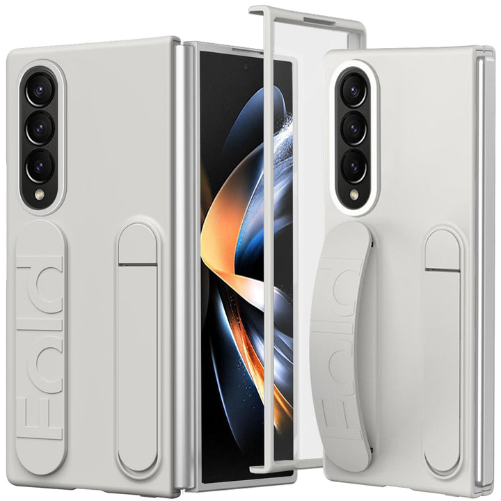 NINKI Kompatibel mit Samsung Galaxy Z Fold 3 hülle Armband Case mit Kickstand Galaxy fold 3 Wristban