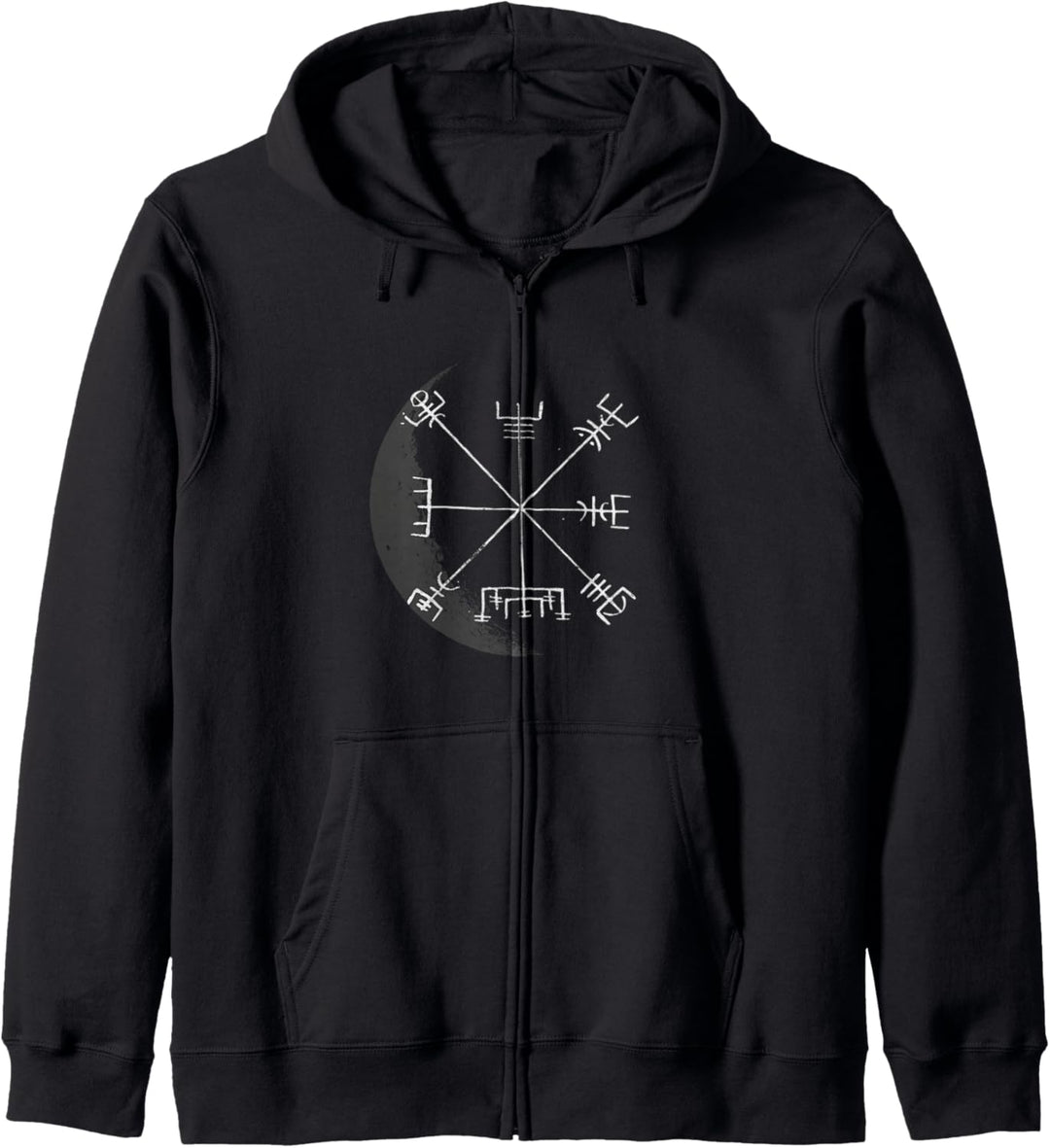 Viking Compass Vegvisir Viking Celtic German Walhalla Kapuzenjacke