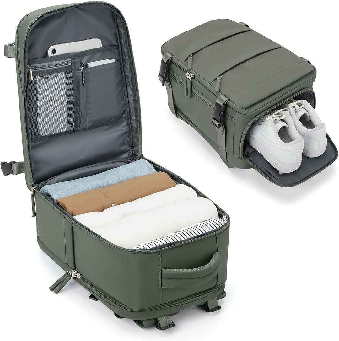 BJLFS Vakuum Rucksack Ryanair Handgepäck 40x20x25 Flugzeug Tasche Airbag mit Vakuumsystem Klein Reis