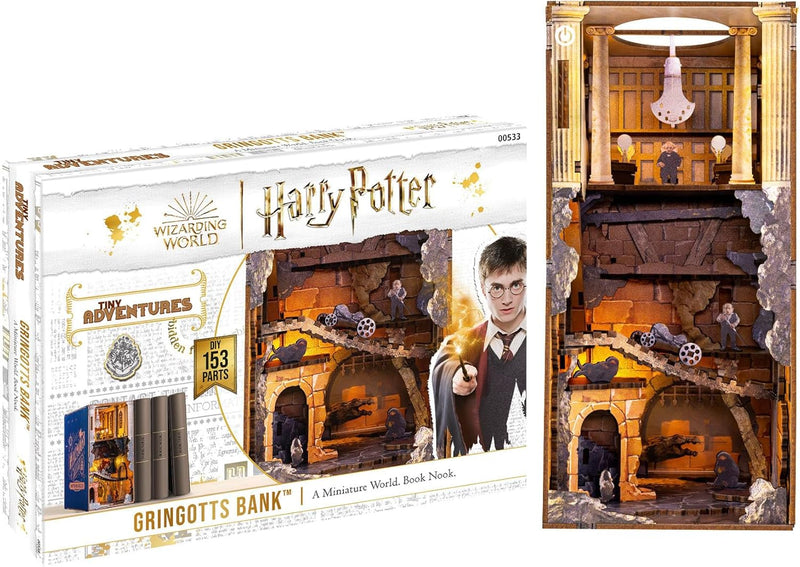 Revell Modellbausatz Tiny Adventures, Gringotts Bank Harry Potter, 3D Miniaturhaus, DIY Book Nook Ho