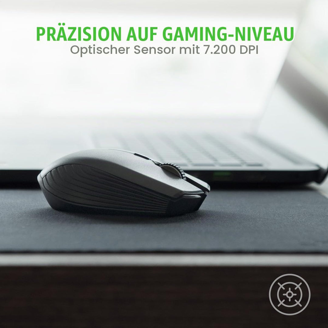 Razer Atheris - Kabellose Gaming und Office Maus (280 Stunden Batterie-Laufzeit für wireless Arbeite