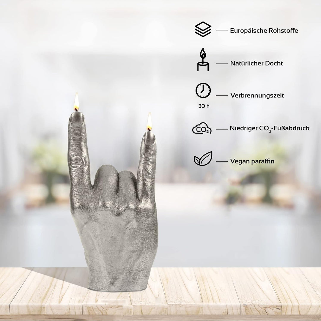 Candellana Hand Kerze Aesthetic 97 x 85 x 195 mm - Kerzen Aesthetic 3D - Candles Aesthetic - Dekorat