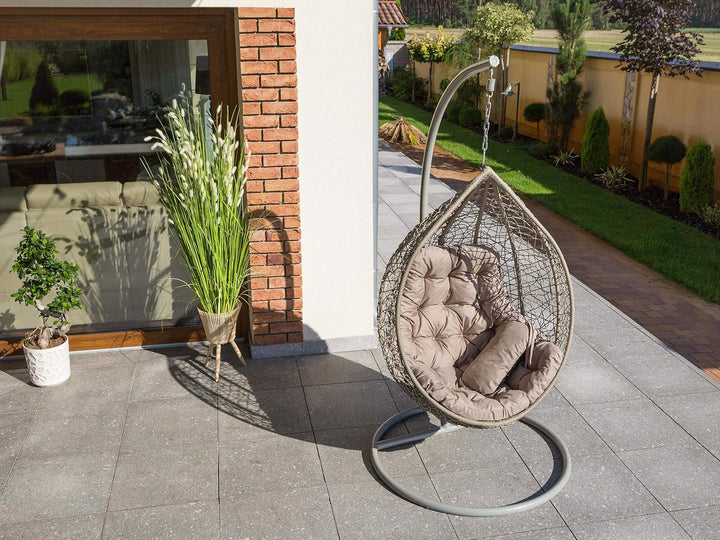 PillowPrim Hängesessel Kissen, Auflage für Polyrattan/Rattan Hängeschaukel, Polster, Hängekorb, Scha