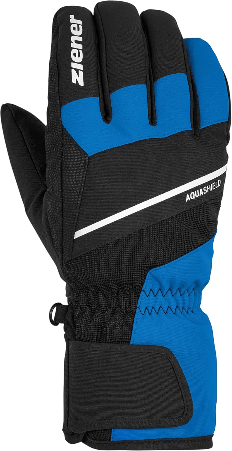 Ziener Herren Gezim Ski-Handschuhe/Wintersport | wasserdicht, atmungsaktiv 10 persian blue, 10 persi