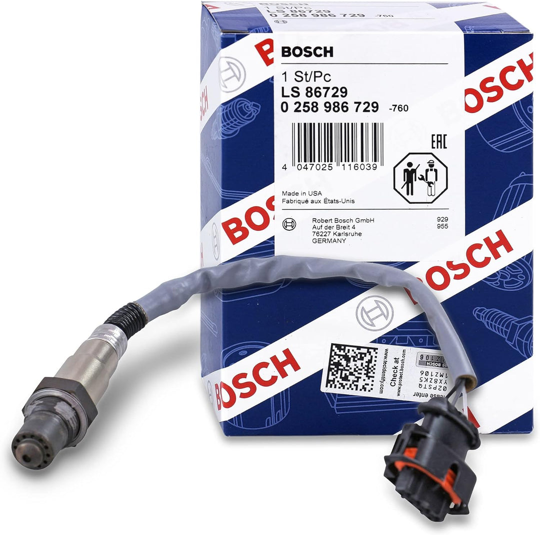 Bosch 0258986729 - Lambdasonde mit fahrzeugspezifischem Stecker