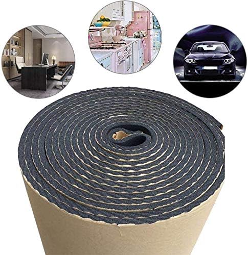 10mm Stärke Selbstklebende Dämmschaummatte Motorraumdämmung Schalldämmung Schaumstoff Fahrzeug-Isoli
