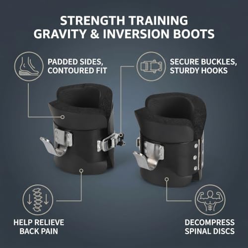 Cocoarm Inversionsstiefel Hängen Kopfüber. Inversions-Schwerkraftstiefel. Stabile Haken Zum Aufhänge