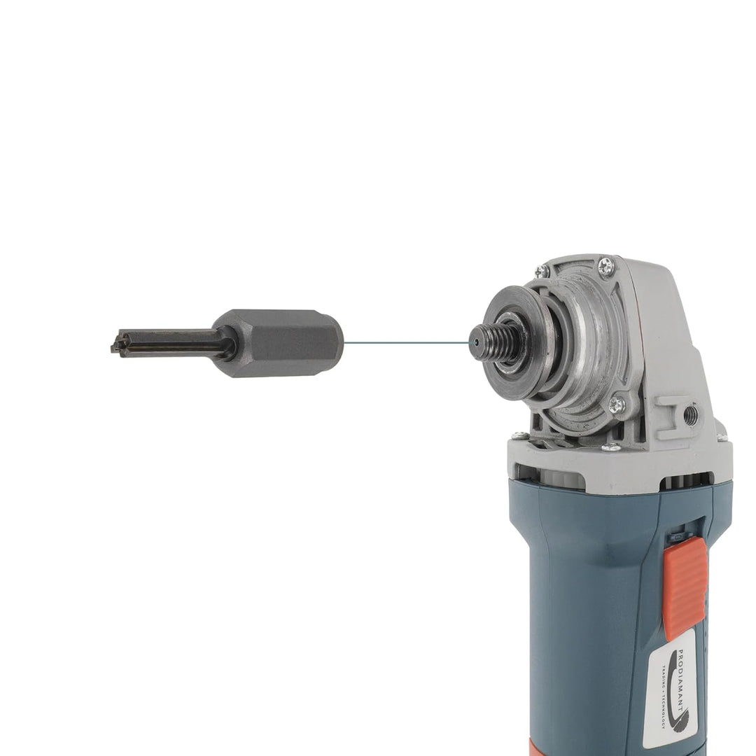PRODIAMANT Hartmetall Fugenfräser 8 mm Schneidenlänge 35mm für Winkelschleifer Mörtelfräser mit M14