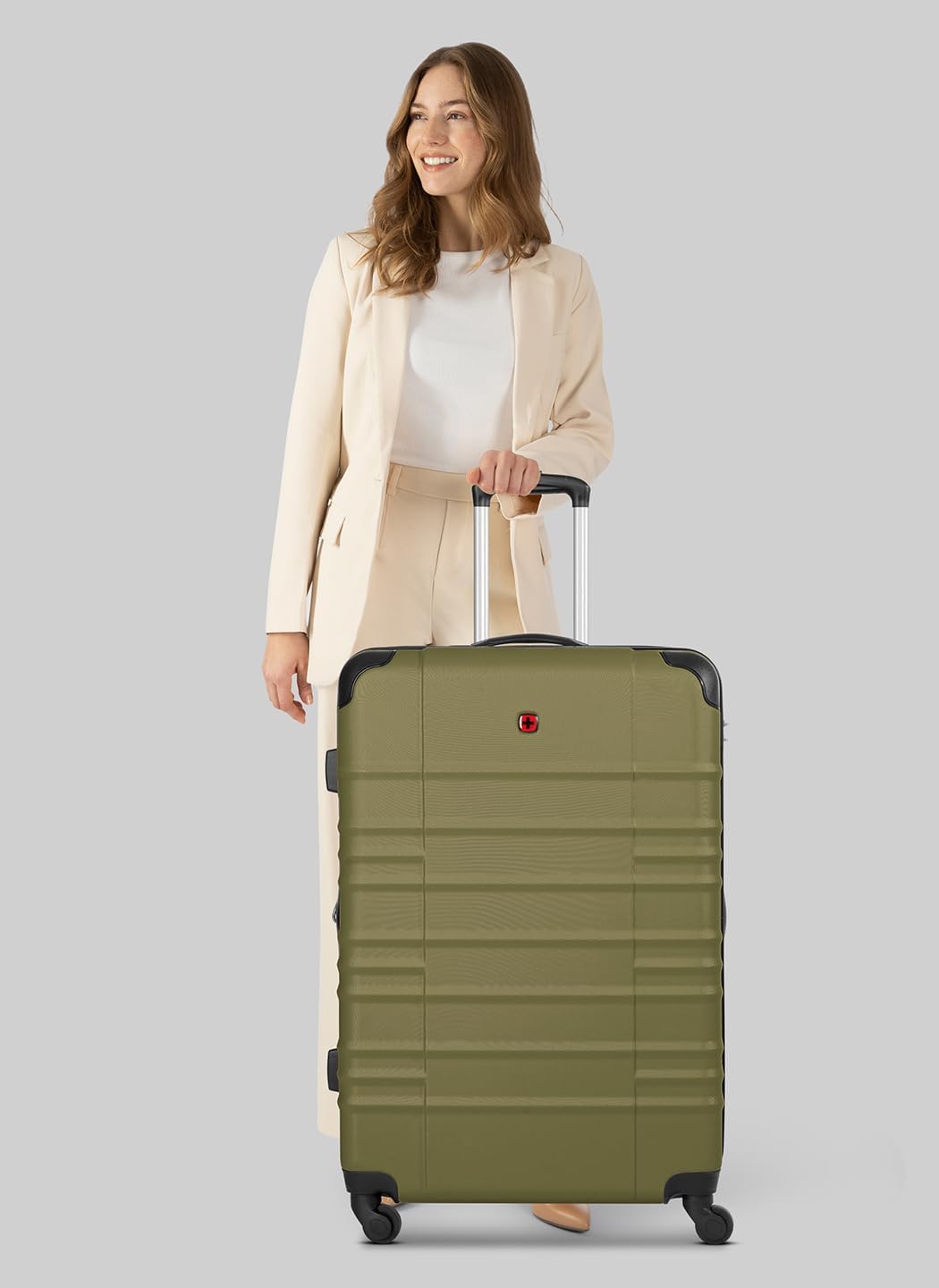 WENGER Check-in Koffer für Damen und Herren | grosser XL Trolley 51 x 30 x 75 cm aus hochwertigem, s