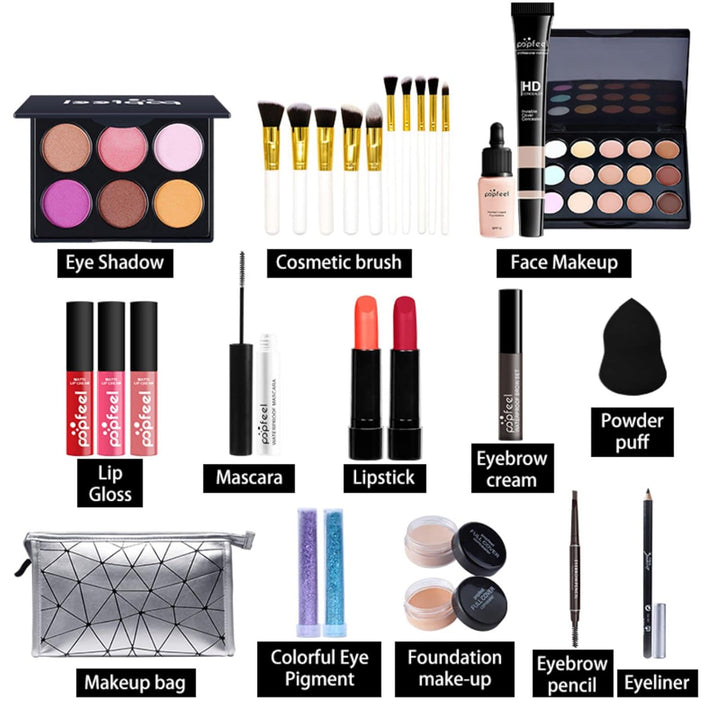 FantasyDay Multifunktions Exquisite Make-up Geschenkset Kosmetik Schmink Kit für Gesicht, Augen und