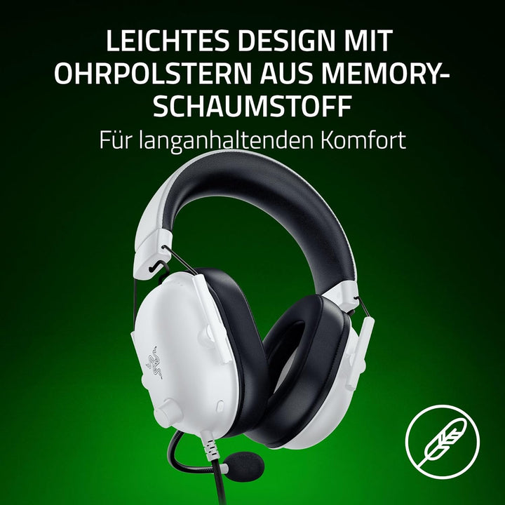 Razer BlackShark V2 X (Xbox) - Kabelgebundenes E-Sports Headset für Xbox S-X Konsole (250g, Nierenmi