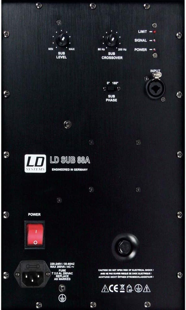 LD Systems LDSUB88A Installation Serie 2x 20,3 cm (8 Zoll) Subwoofer aktiv, Aktiv
