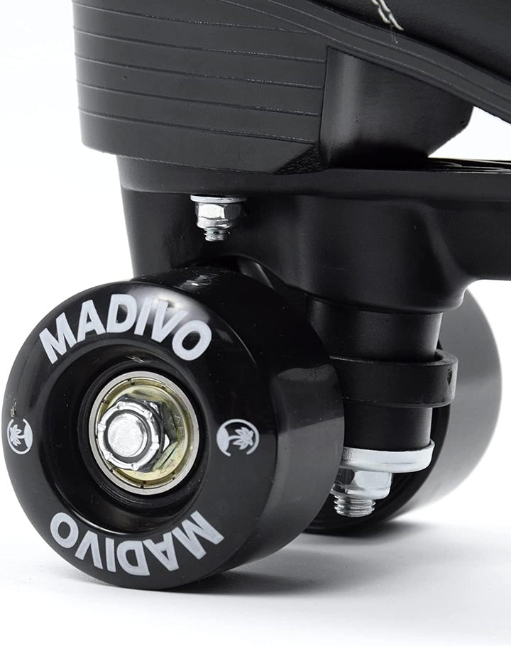 MADIVO Classic Damen Klassische Retro Rollschuhe | ABEC-7 Kugellager | Mädchen Roller Skates Inliner