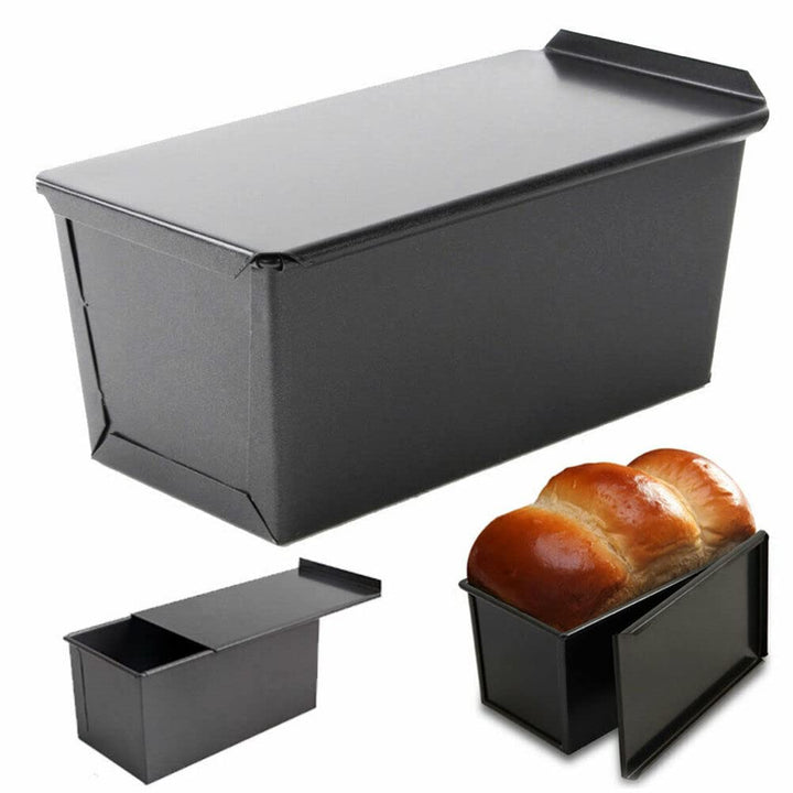 Healeved Pullman Kastenform mit Deckel Toastbackform Antihaft-Brotbackformen Toastbox Frühstücksback