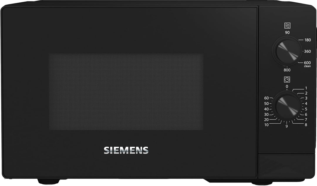 Siemens FF020LMB2 iQ300 Mikrowelle, 44 x 26 cm, 800 Watt, Drehteller 27 cm, Türanschlag links, LED-I