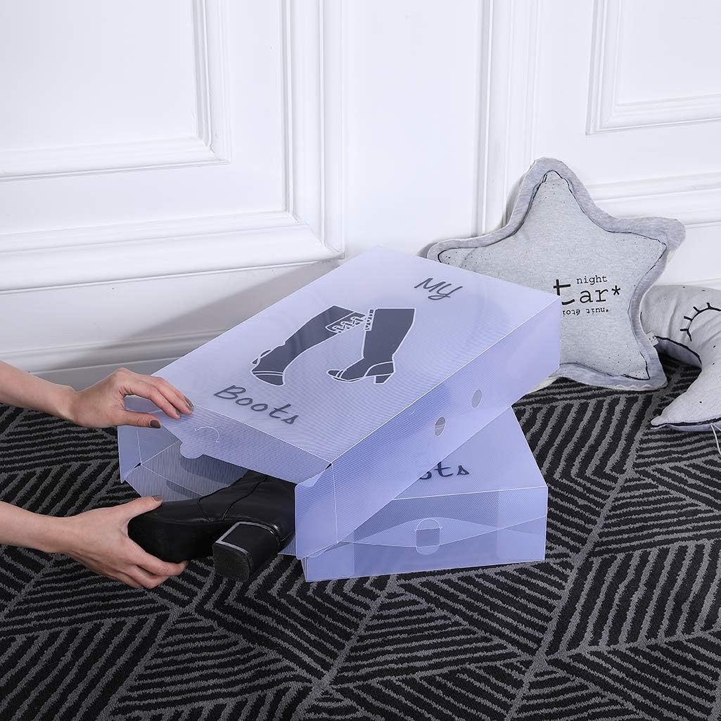 Schuhaufbewahrung Stiefelbox schuhkasten Stiefel 52x30x11cm, 5 St JLA191-5X