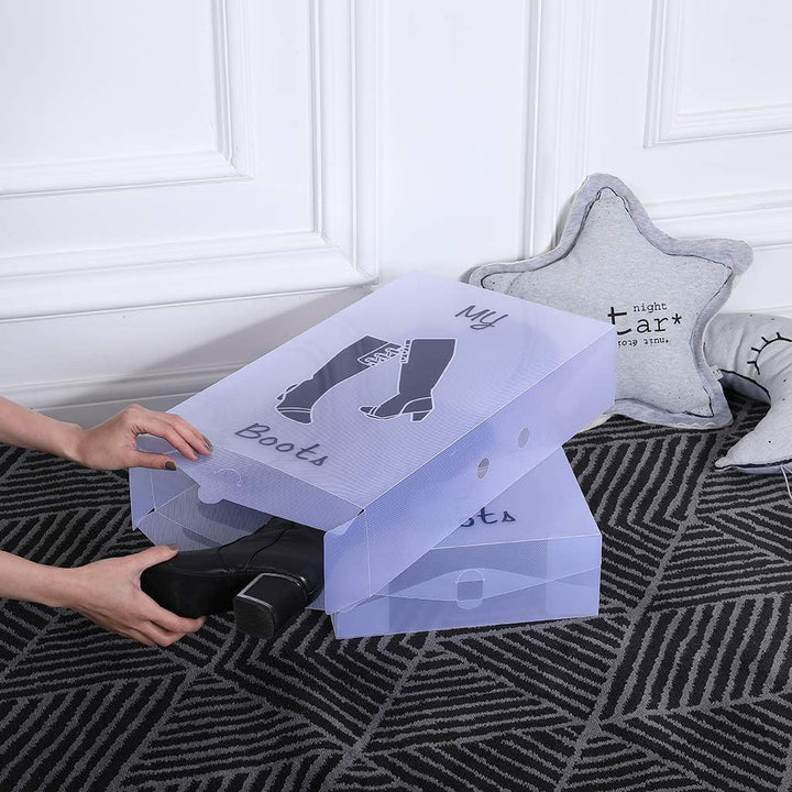 Schuhaufbewahrung Stiefelbox schuhkasten Stiefel 52x30x11cm, 5 St JLA191-5X