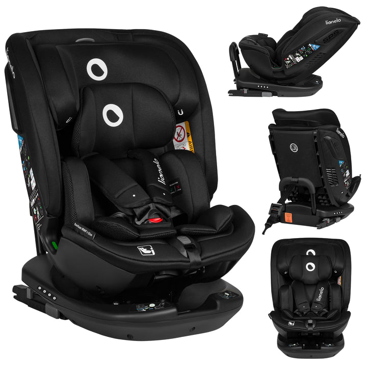 LIONELO Bastiaan RWF Baby- und Kleinkindautositz 0-36 kg von 40–150 cm 360° drehbar ISOFIX-zertifizi
