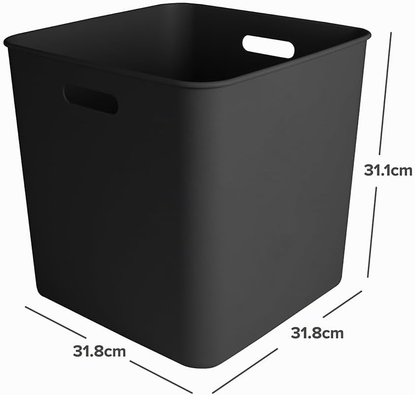 Sunware Sigma Home Aufbewahrungsboxen Klein 25L - 31,8 x31,8 x31,1cm - Kunststoff Aufbewahrungsbox O