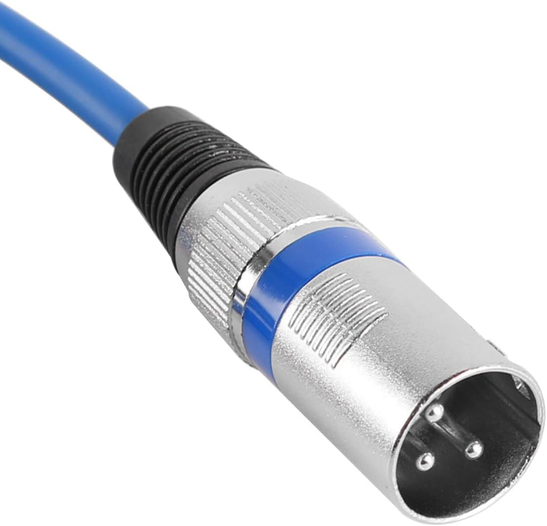 6 Packungen Mikrofonkabel XLR-Kabel Mikrofonkabel Stecker auf Buchse Symmetrisches XLR-Mikrofonkabel