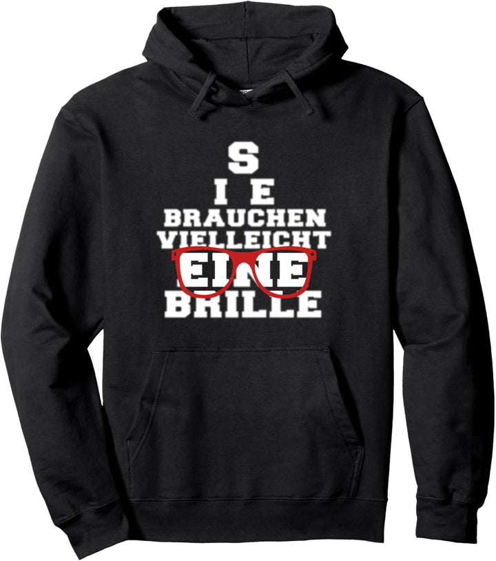 Optiker Augenoptiker Sehhilfe Beruf Brille Sehtest Pullover Hoodie