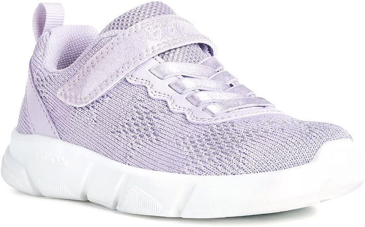 Geox Mädchen J Aril Girl Sneaker, Lilac