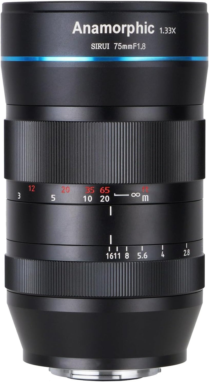 SIRUI 75mm F1.8 1.33X APS-C Anamorphotisches Prime Objektiv Objektive Lens Lenses (EFM Mount, NOT EF