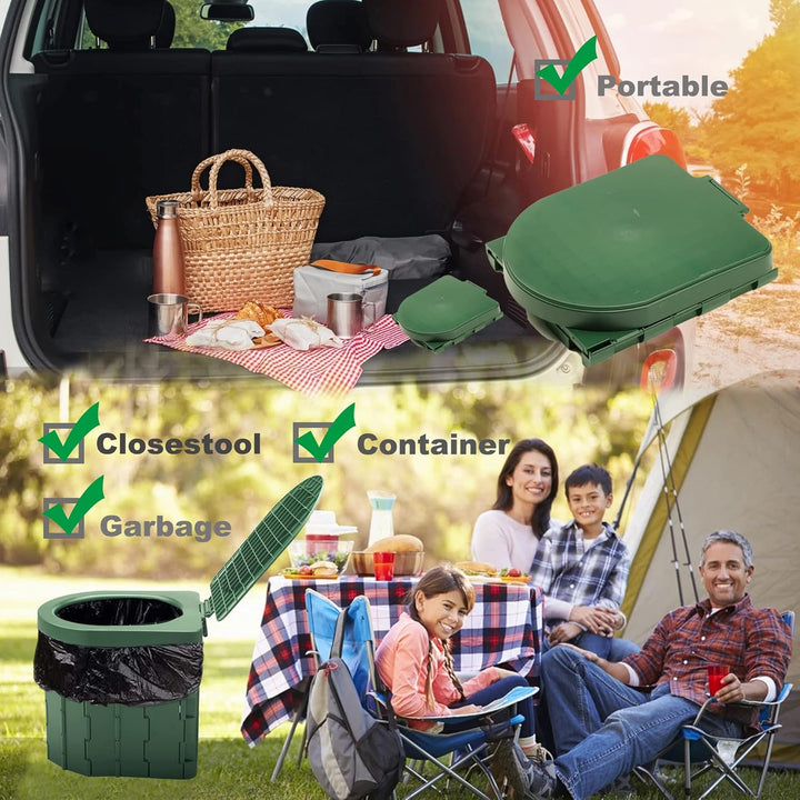 KINSPORY Campingtoilette, Mobile Toilette, Trenntoilette, Tragbare Toilette für Draussen oder Drinne