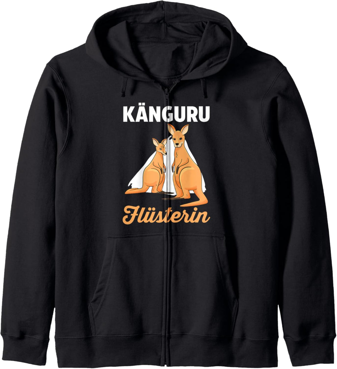 Känguru Flüsterin Kapuzenjacke