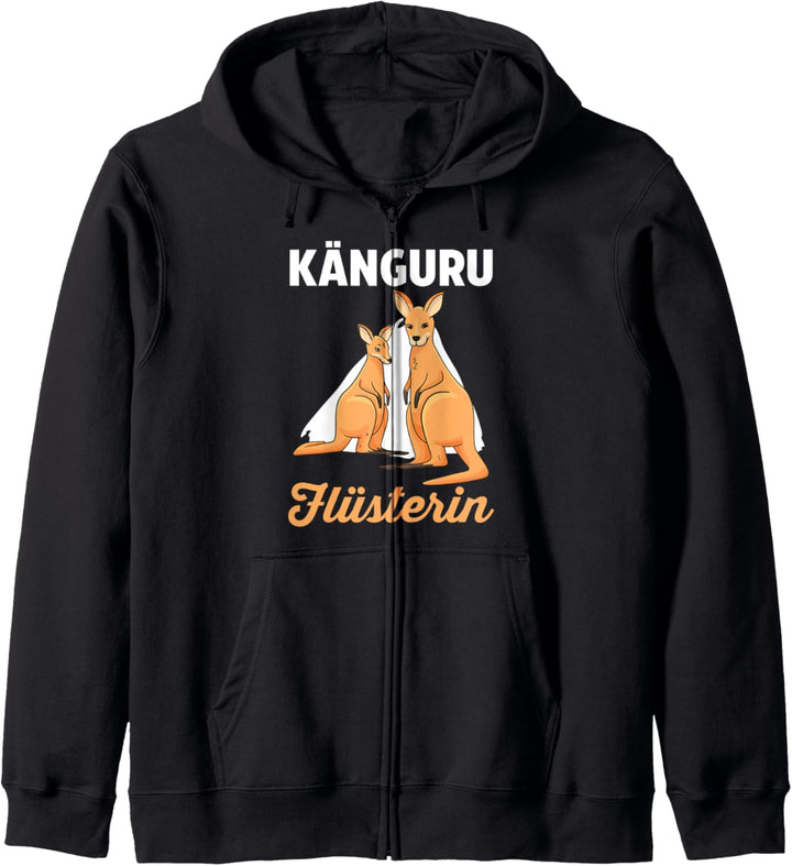 Känguru Flüsterin Kapuzenjacke