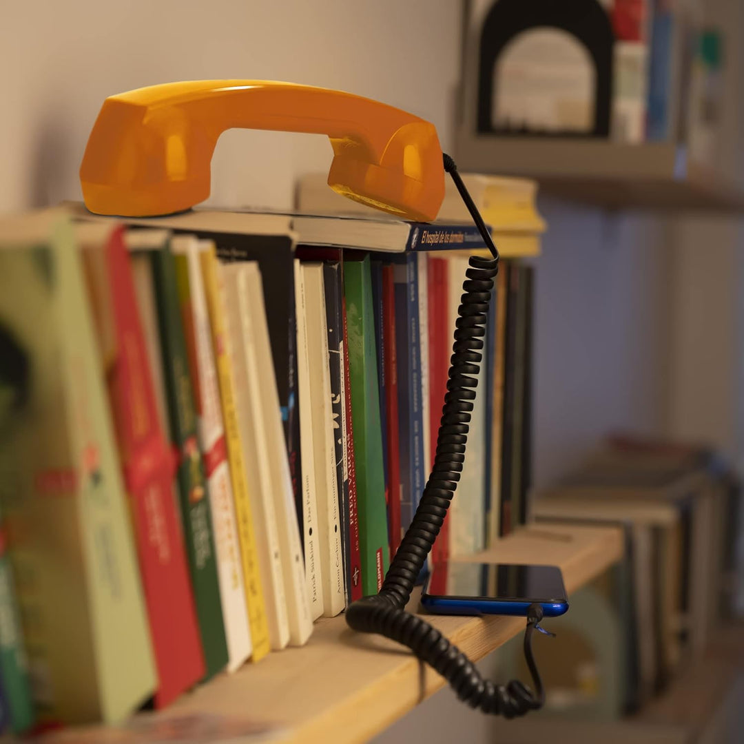 Opis 60s Micro - Retro Handyhörer für Android Smartphones, Tablets, Notebooks und Handys in der Form