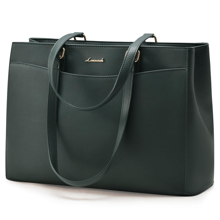 LOVEVOOK Laptoptasche Handtasche Damen 15,6 Zoll, Leicht Aktentasche Arbeitstasche Gross, Elegant La