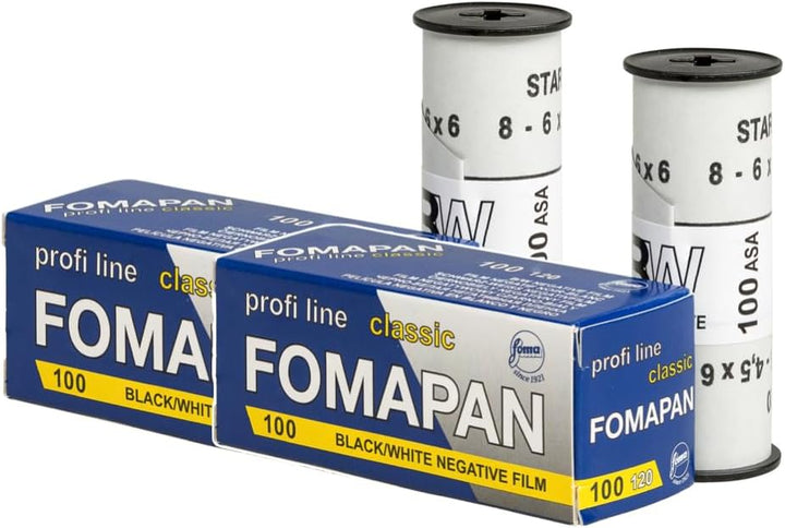 FOMAPAN Classic 100 120 2er Pack Rollfim 120er 2 Pack 100 ISO, Rollfim 120er 2 Pack 100 ISO