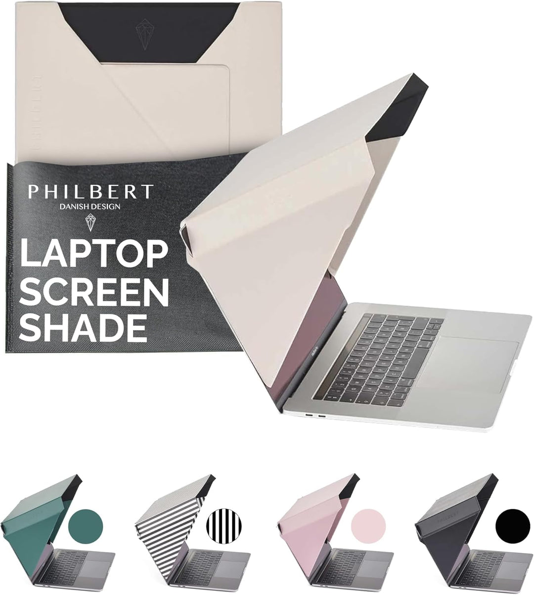 Philbert Design - 4 in 1 Laptop Screen Shade Slim Hood: Sonnenschutz | Datenschutz | Hitzeschutz | K