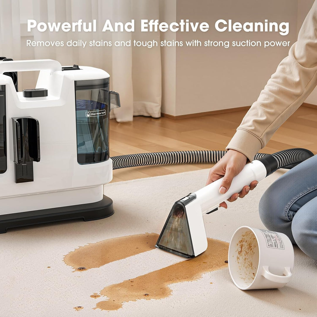 Lubluelu Powerful Suction Spot Cleaner Machine, 15KPA Handheld Upright Vacuum with Multi-Function To
