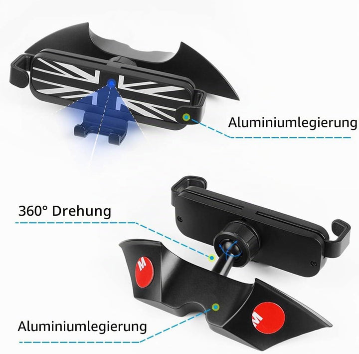 FIEMACH Handyhalterung für Mini Cooper S JCW One F54 F55 F56 F57 F60, Spezielle Navigations-Handyhal