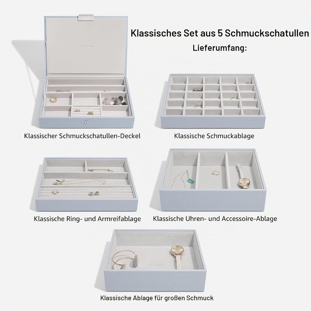 Stackers Lavendel Klassisch Schmuckschatulle -5