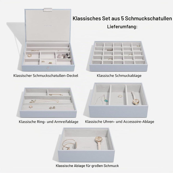 Stackers Lavendel Klassisch Schmuckschatulle -5