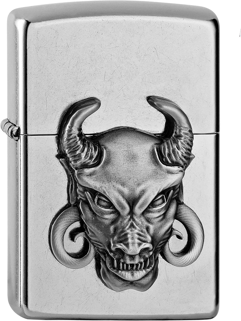 Zippo PL 28378 Devil Mini Emblem 3D Feuerzeug, Messing, Design, 5,83,81,2