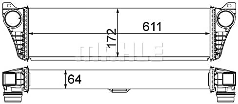 MAHLE CI 150 000P Ladeluftkühler BEHR PREMIUM LINE