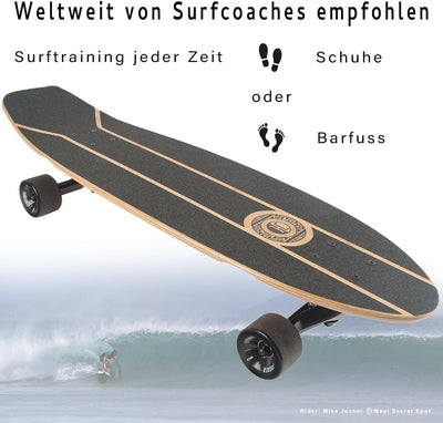 JUCKER HAWAII Surf Skateboards // Skatesurfer // Surfskate // Bestes Surf-Training // Superbeweglich