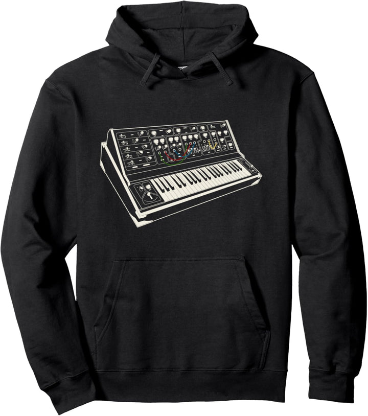 Modular Synthesizer Analog Techno Retro Elektronische Musik Pullover Hoodie