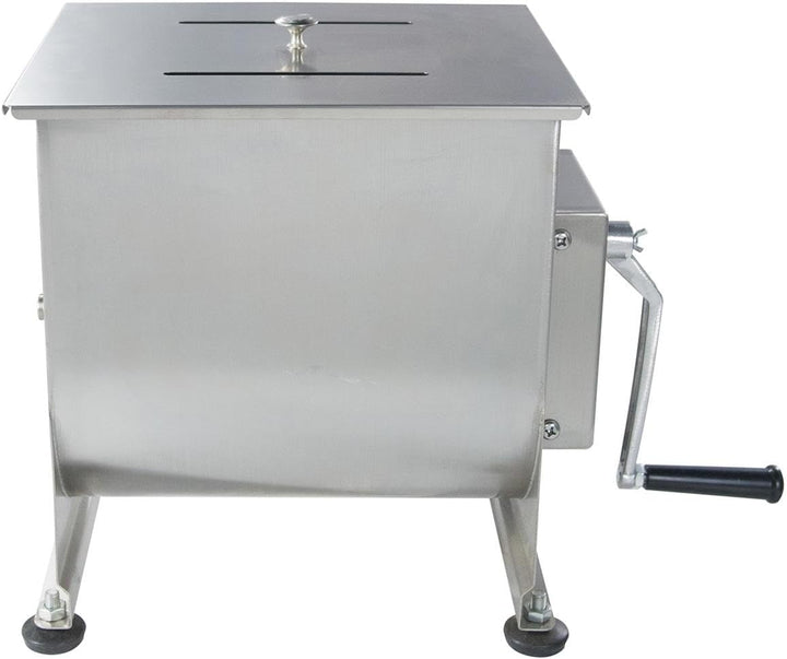 Allpax Fleischmischer 40 Liter aus Edelstahl - manuell (Handkurbel) - Mischkapazität: 26-35 kg, Flei