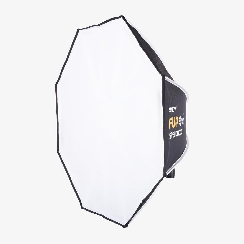 Professionelle SMDV Speedbox-Flip28G Softbox 70 cm - Schnell aufzubauen, Gleichmässiges Licht, Trage