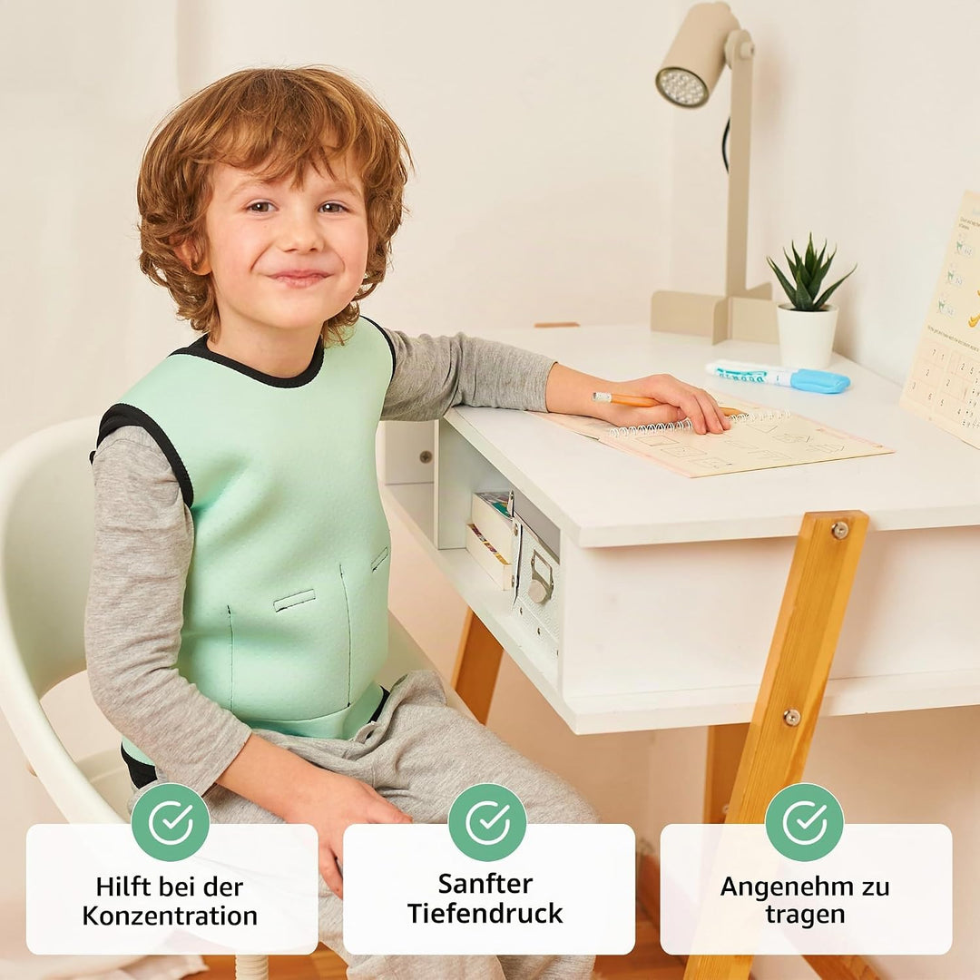 Gewichtsweste Kinder | Weighted Vest als ADHS Hilfsmittel und Autismus Hilfsmittel | Autismus-Sensor